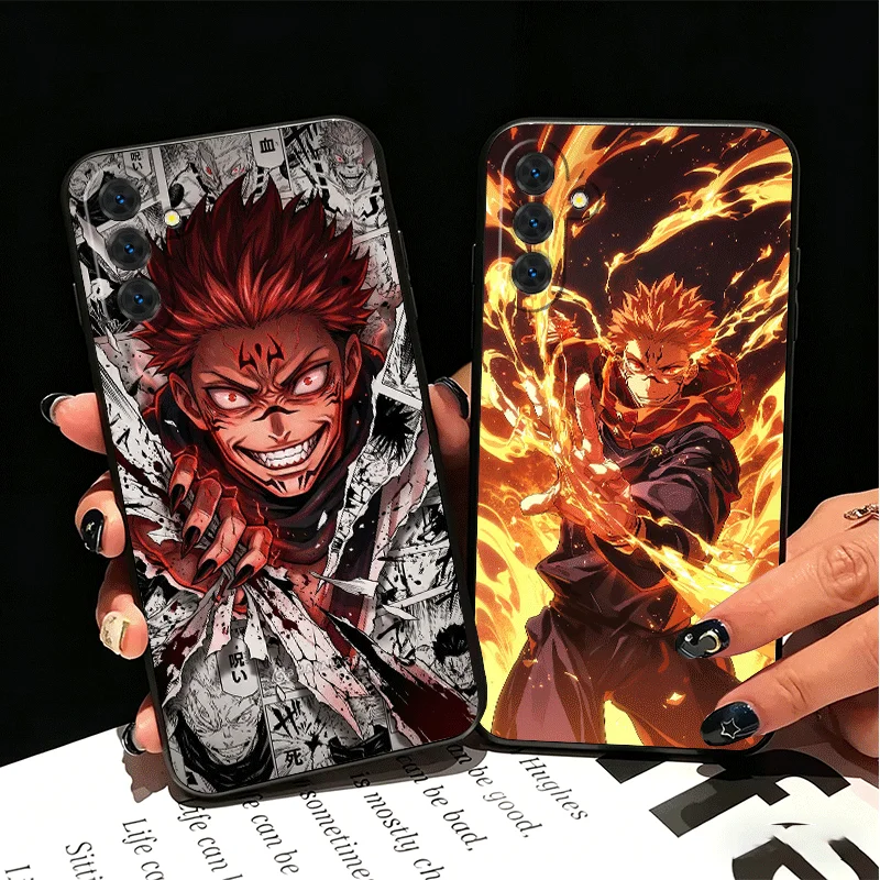 Anime Ryomen Sukuna JUJUSU Silicone Phone Case for Samsung A17 A16 A15 A14 A13 A57 A56 A55 A54 A53 A37 A36 A35 A34 A33 A27 A26 A