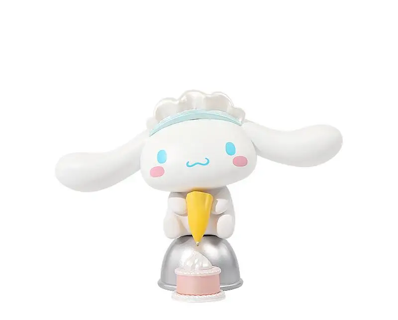 Miniso pudełko z niespodzianką Cinnamoroll gotowanie chatka tajemnicze pudełko prezent dla dzieci postać z kreskówki ozdoba krajobrazowa oryginalne produkty