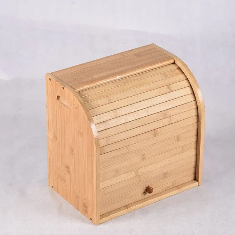 Factory New Double-layer Large Bread Box Can Be Assembled And Disassembled, Kitchen Countertop, Snacks, And Handles.