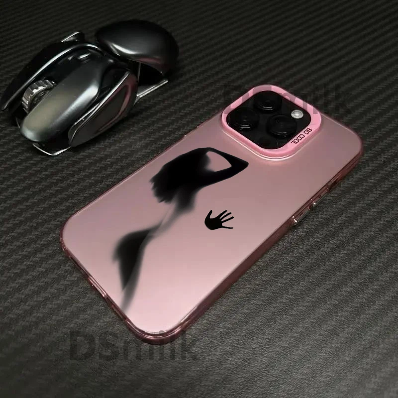 Funda de teléfono de diseño Popular para iPhone 16 15 14 13 Pro 12 11 Pro Xs X XR Max Laser Hard PC + TPU Fundas Back Cover-H233P1