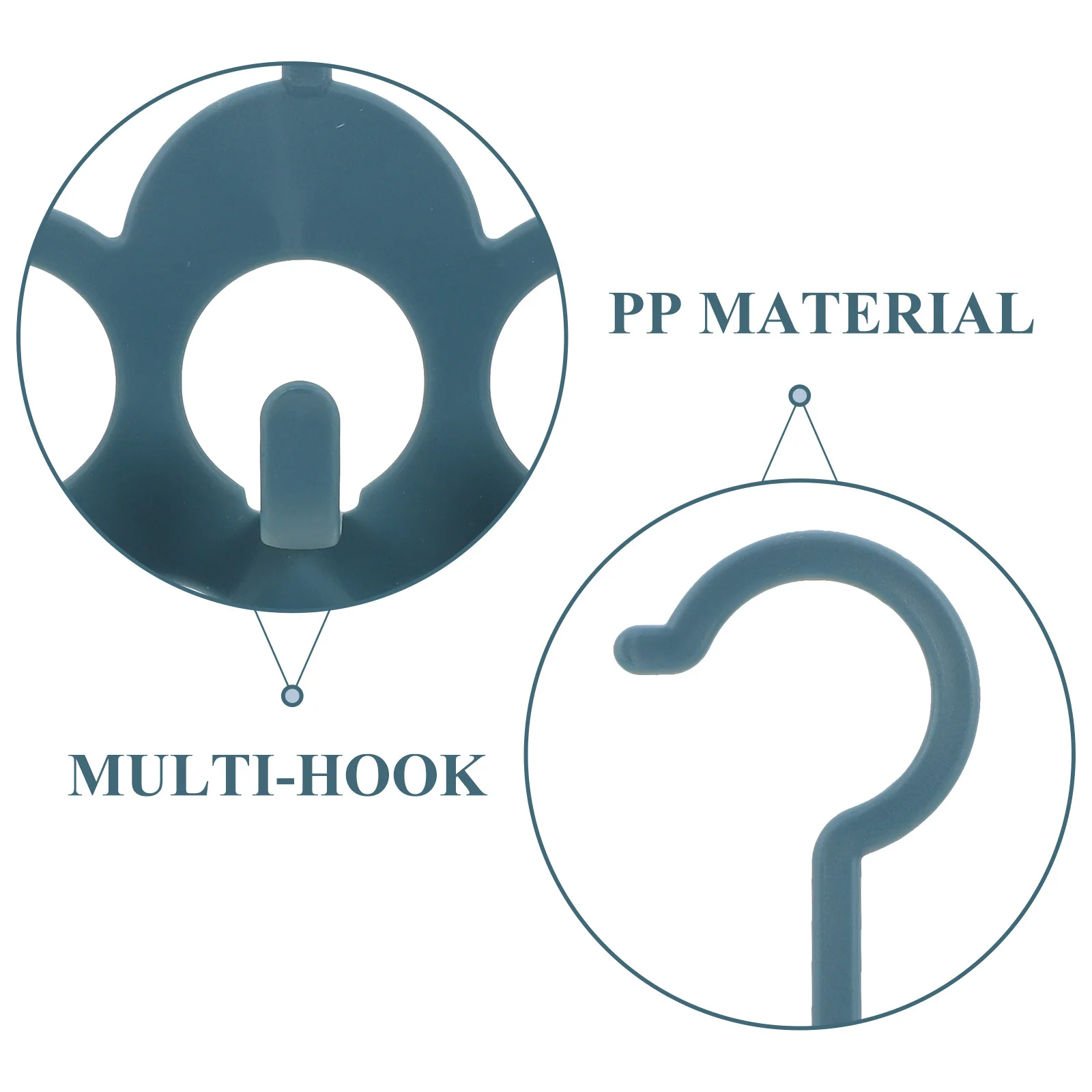 

2pcs Storage Hanger Organizer Pp Material Space Saving Closet Rack For Tie Belt Scarf Hat Towel Bag Multi Hook Accessory