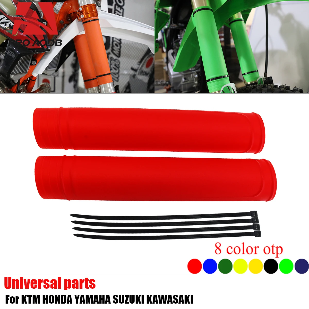 Motocross Universal Front Fork Protector Absorber Guard Protector for Husqvarna KTM EXC SX SXF XCW FC FE 125 300 350 Universal