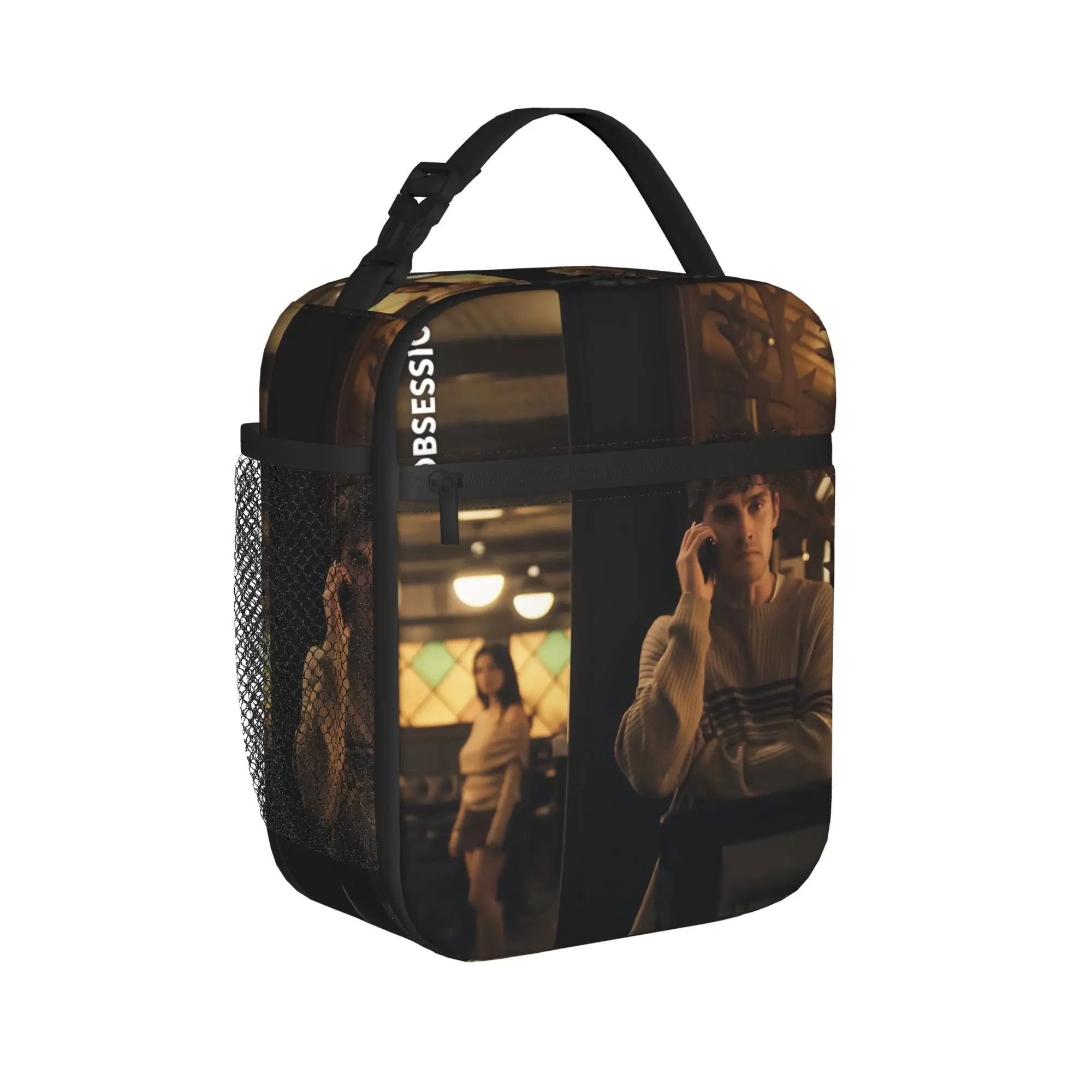 

Obsession 2026 Horror Movie Thermal Insulated Lunch Bag for Picnic Portable Bento Box Men Women Thermal Cooler Food Box
