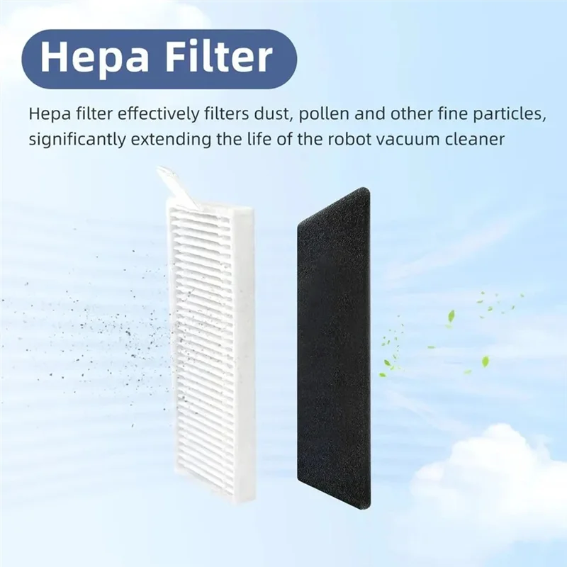 ABRG-For Tefal Rowenta X-PLORER Serie 75S RR8577WH جهاز آلي لتنظيف الأتربة فرشاة جانبية رئيسية فلتر Hepa ممسحة قماش ملحقات