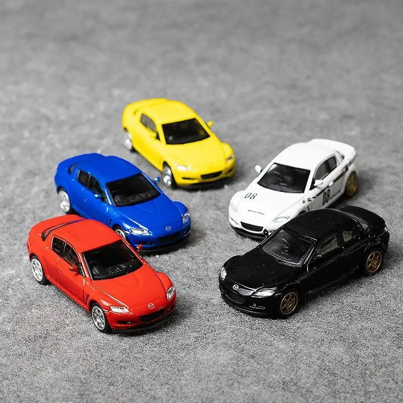 1/64 Новое поступление, специальная цена, литой под давлением металл, японская классическая модель автомобиля RX-8, коллекция мебели, игрушки для детей