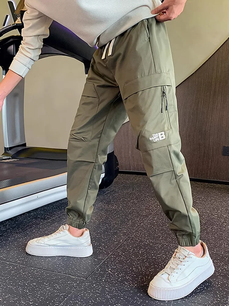 

Military een Work Pants Men's Trendy Brand Autumn Loose Casual Paratrooper Pants Large ket Casual Pants 2023 New Sle