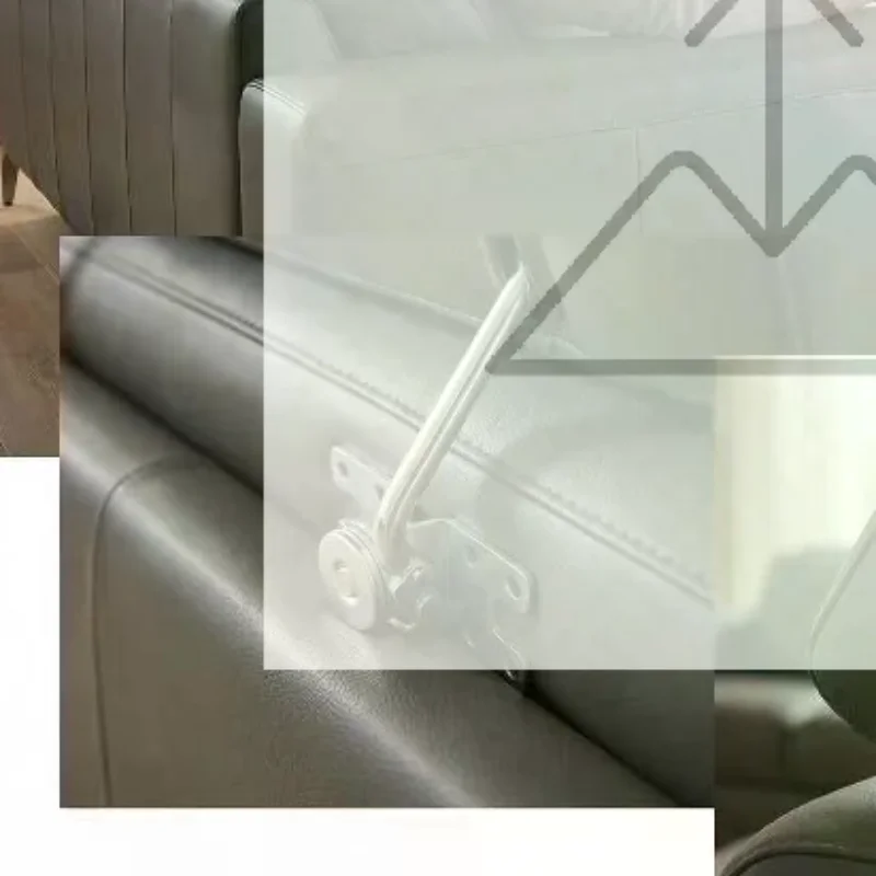 2Pcs Lazy Sofa Hardware Parts Headrest Folding 105-135mm Lift Up Hinges Height Angle Adjuster Mechanism Furniture Accessories