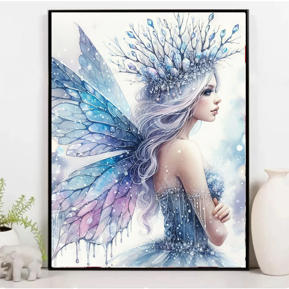 2024 New 5D DIY Elf fairy Diamond Painting Kit Diamond Embroidery Color Painting Handmade DIY Mosaic Art Home Decor