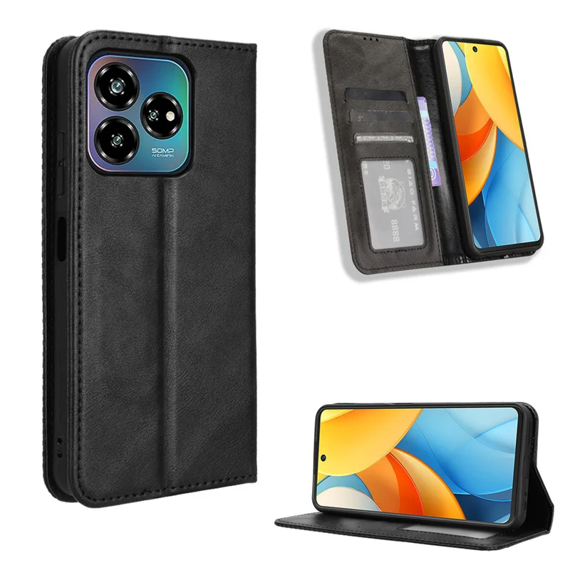 

For ZTE Axon 60 Lite Magnetic flip cover PU Wallet Phone case for ZTE Axon 60 Lite leather Phone case