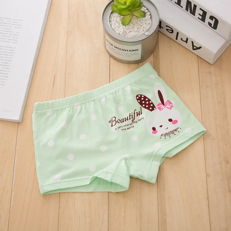 Promotion new children high quality girl boxer panties kids cartoon 95% cotton 1pc/lot baby clothes spring autumn students pant