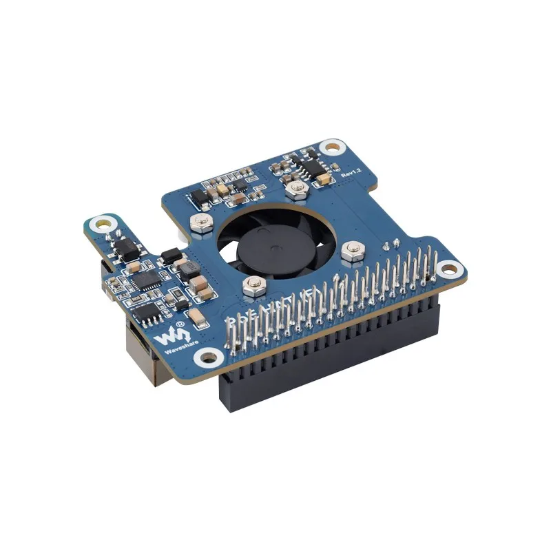 waveshare-power-over-ethernet-hat-f-for-raspberry-pi-5-cm-5-high-power-onboard-cooling-fan-with-metal-heatsink