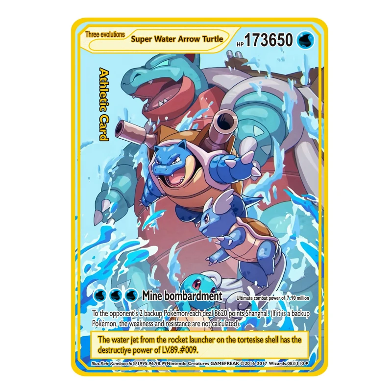 2026 NEUE Pokemon Metallkarte 10000 Punkte Arceus Glurak Superkarte Golden Englisch Mewtu Vmax GX EX Anime Sammelkarte Geschenk