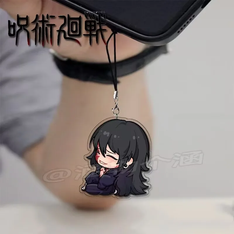 "Jujutsu Kaisen" ห่วงโซ่โทรศัพท์มือถืออุปกรณ์ต่อพ่วง "Natsuki" การ์ตูนสร้างสรรค์เชือกเส้นเล็กตกแต่งจี้, พวงกุญแจของขวัญ