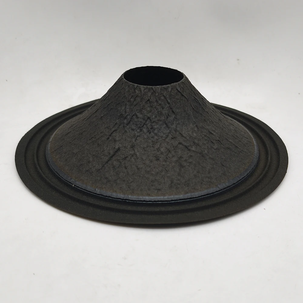 Cono de altavoz de 10 pulgadas (250 mm, 49,5 mm) con base de papel, woofer de tambor de papel con borde de tela de 2 anillos, piezas de reparación