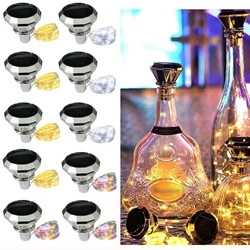 Solar Wine Bottle Lights LED String Lights Solar Fairy Lights Garland Christmas Decorations for Home Wedding Bar Decoration
