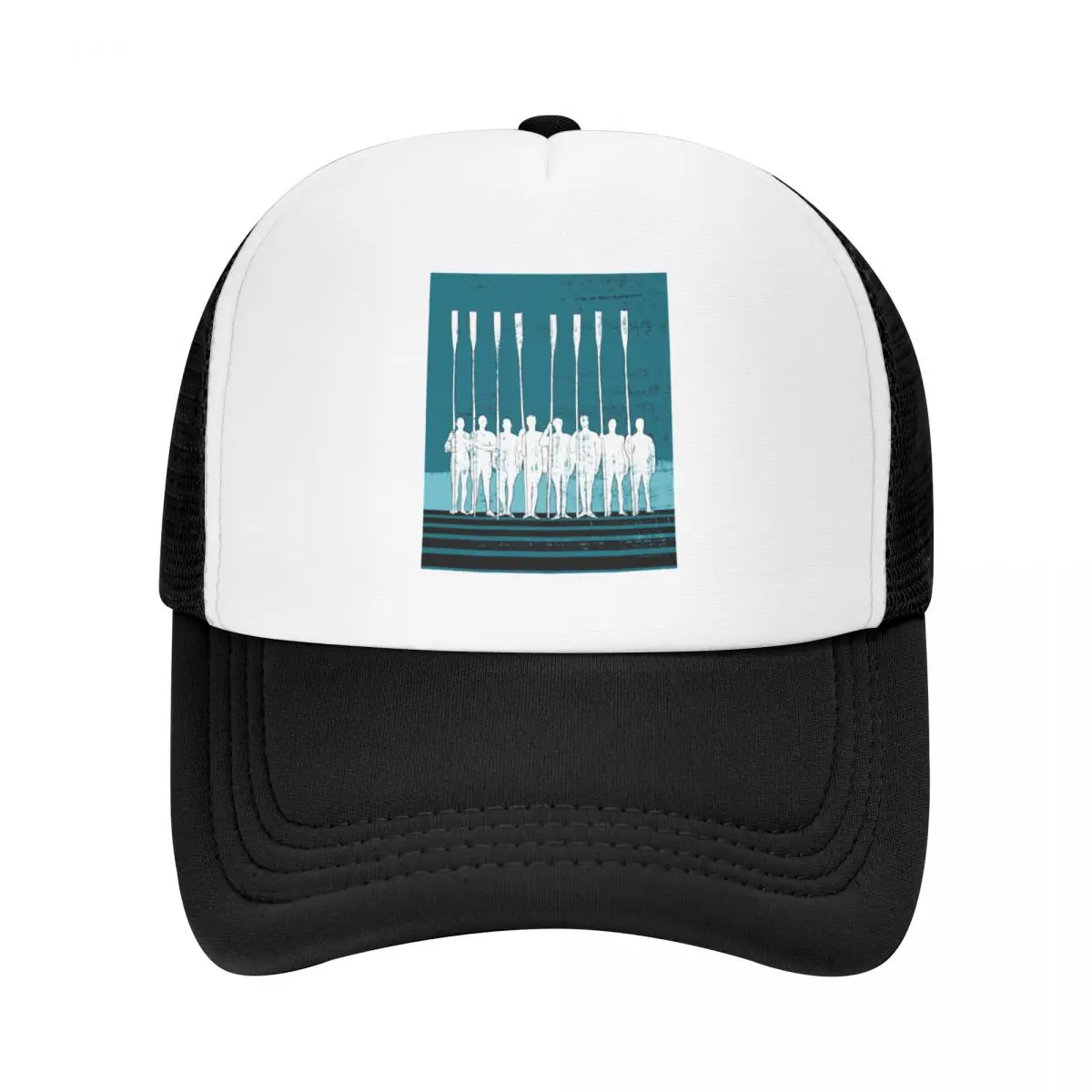 

Rowing Crew in White and Blue Baseball Cap men's big size hat fishing hat Brand Man cap Man Women's