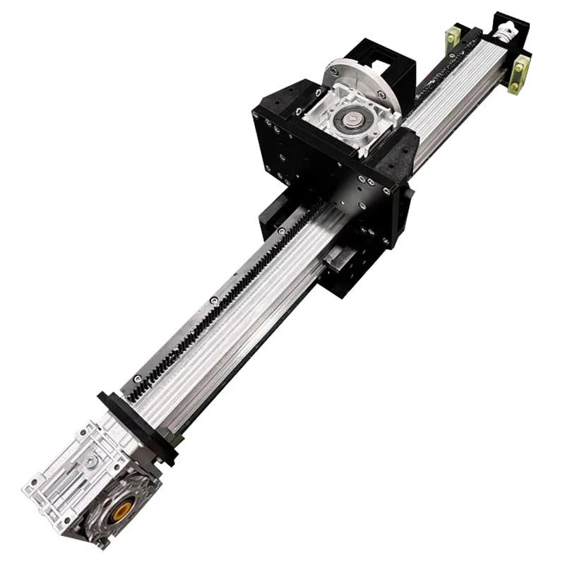 Heavy Duty High-precision CNC Electric Rack And Pinion Linear Guide Worktable Slide CNC Precision Mobile Linear Guide Slide