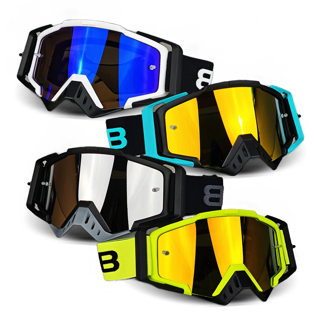 

NAFEIB Motocross Goggles for Men Women Unisex Windproof Dustproof for Dirt Bike ATV Off Road Adventure