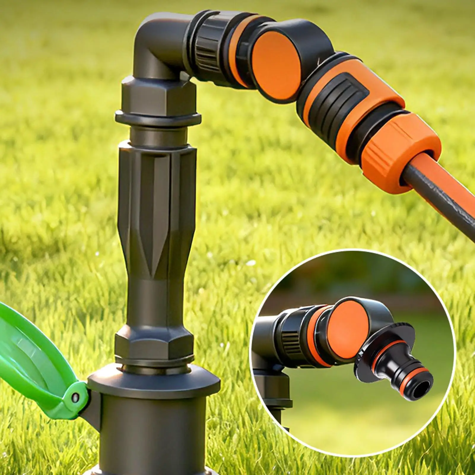 Water Hose Connector 360 Degree Rotatable Leak-Proof Coupler Garden Hose Connectors And Fittings For Faucet Spigot Outdoor Sink