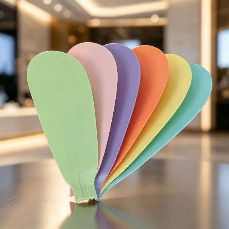 6Pcs Replacement Colorful Blade For 30W E27 Ceiling Fan Light Electric Fan with LED Light For Bedroom Dormitory Living Room 