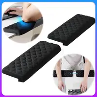 Paquete de 2 almohadillas para reposabrazos en forma de L, cojín ergonómico para borde de escritorio, almohada para codo de espuma viscoelástica, almohadilla ergonómica de soporte para muñeca para oficina y hogar