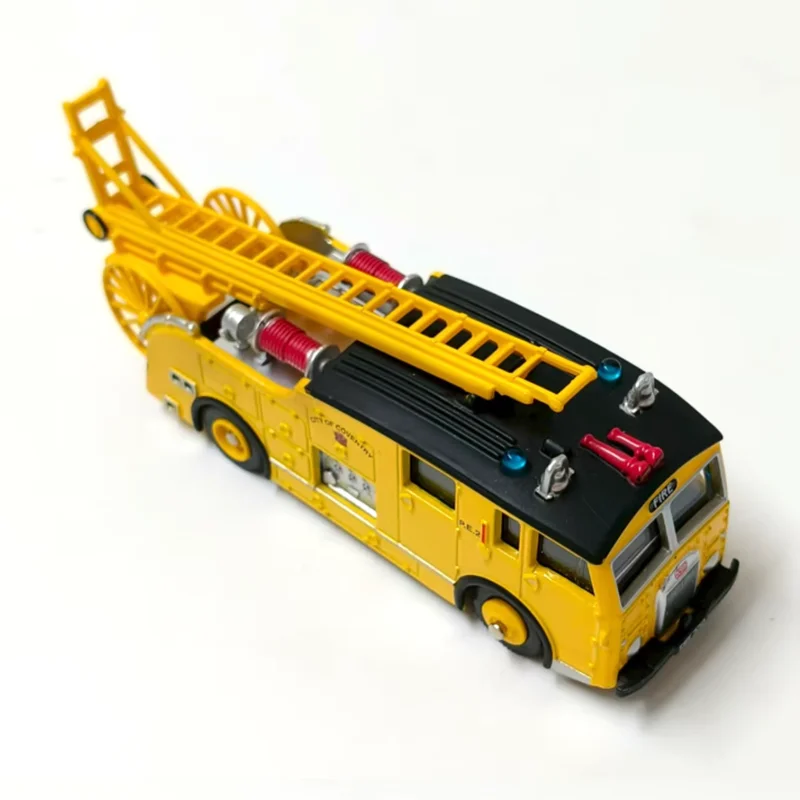 Corgi em massa escala 1:76 Dennis F12 modelo de carro de liga de motor de bombeiros coleção estática decorada presentes de feriado brinquedos lembrança presente