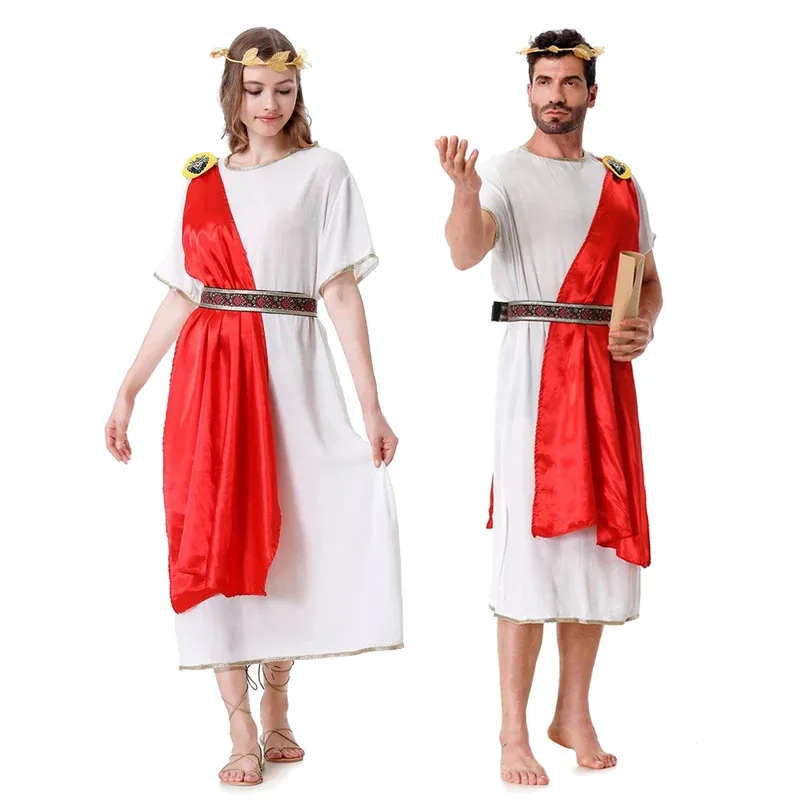 

Adult Arabic Ancient Roman Spartan Warrior Cosplay Costume Zeus Medieval Greek God Greece Goddess Mythology Couple Fancy Dress