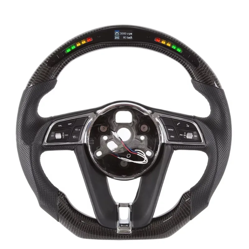 Hot Selling Carbon Fiber Steering Wheel New Sport Car Factory Direct Parts