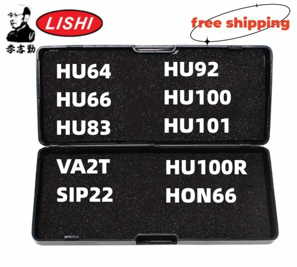 

Hot sales Lishi 2 in 1 2in1 Tool HU64 HU66 HU83 HU92 HU100 HU101 HU100R HON66 VA2T SIP22 TOY40 TOY48 Locksmith Tool for Car Key