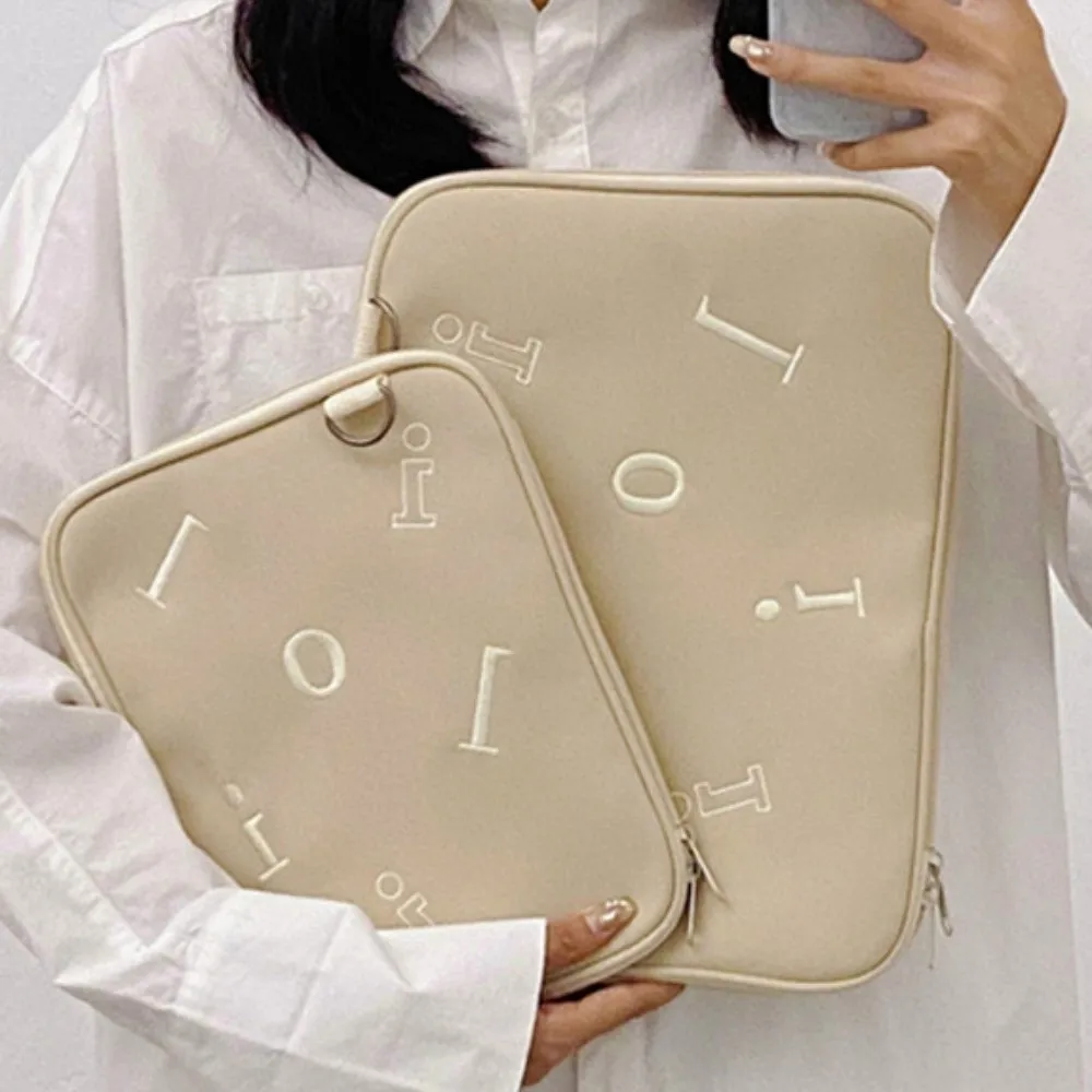 With Shoulder Strap Crossbody Laptop Bag Shockproof Protective Tablet Sleeve Bag Thin Cartoon Girl Computer Bag Girls/Lady/Women