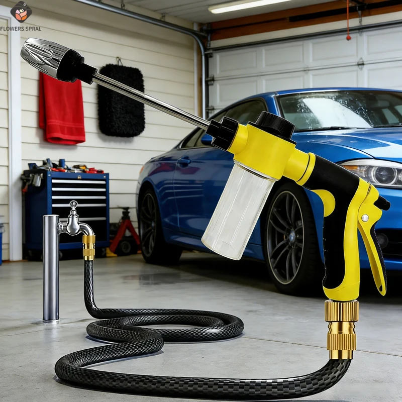 Hochdruck Auto Waschen Wasser Pistole Spritzpistole Auto Waschmaschine Reiniger Garten Schlauch Sprinkler Schaum Wasser Pistole
