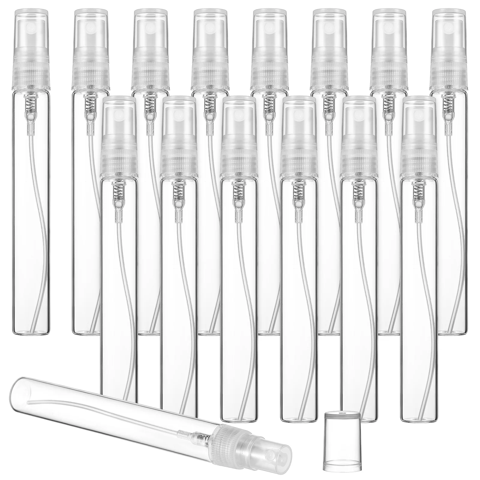 

30 Pcs Glass Spray Bottles Refillable Leak Proof Small Sprayer for Perfumes Essential Oils Travel Gym Business