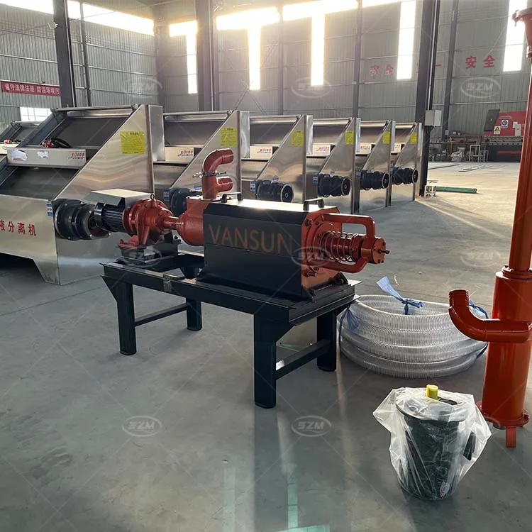 Pig Chicken Manure Dewatering Machine/Solid Liquid Wet And Dry Separator For Field Manure Dirt/Animal Dung Drying Machine