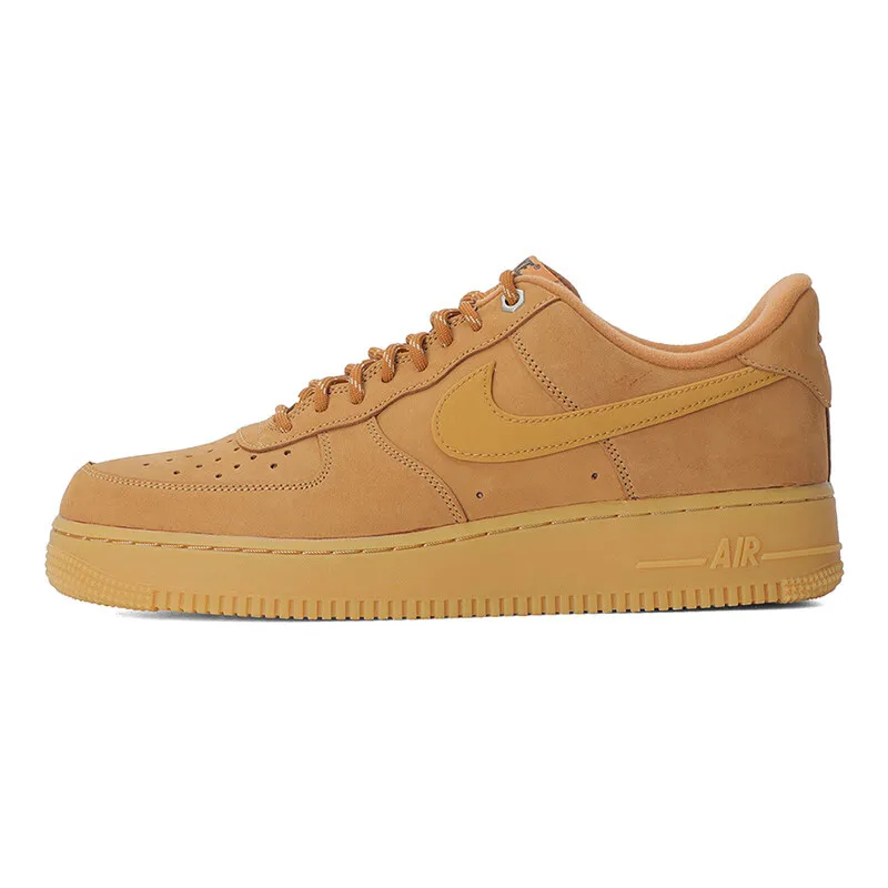 Nike Air Force 1 Low Classic Cent Chaussures de sport décontractées à la mode Chaussures de planche confortables et portables Marron