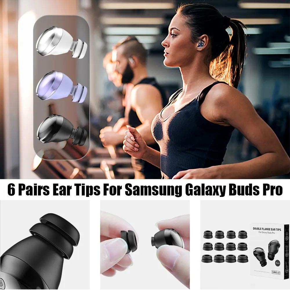 12 шт., силиконовые насадки для наушников Samsung Galaxy Buds Pro