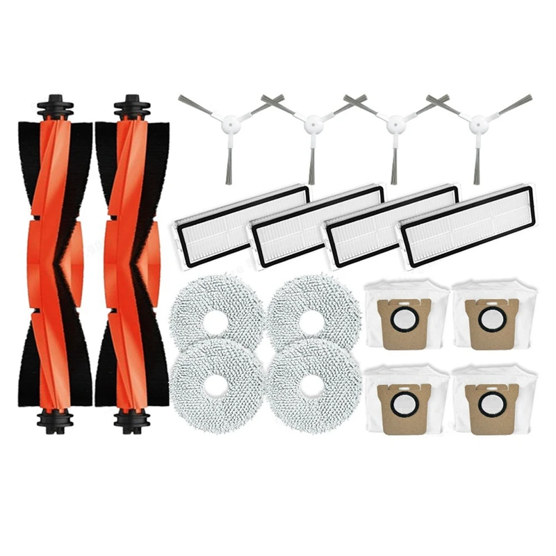 Насадка для робота-пылесоса Xiaomi Mijia Omni 2 C102CN, основная боковая щетка, Hepa фильтр, насадка для швабры, мешок для пыли, запасные части