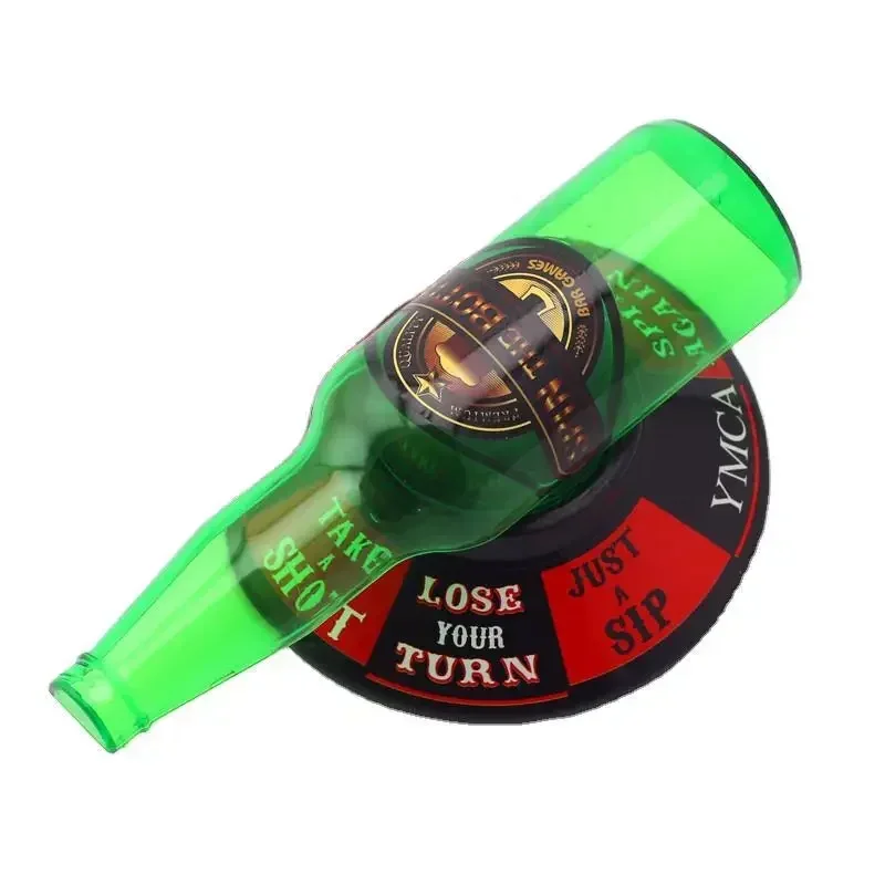 Vertical Rotate Bottle Party Game Spin for Family Nightclub Parties Picnics Camping Fdit Pointer Shot Beer Wine Drinking Toy