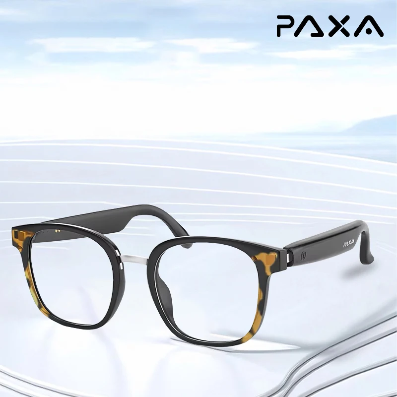 PAXA S7 PRO Smart Glasses Earphones Bluetooth V5.4 Multi-function HD Call Remote Camera Bone Conduction Music Sunglasses Headset