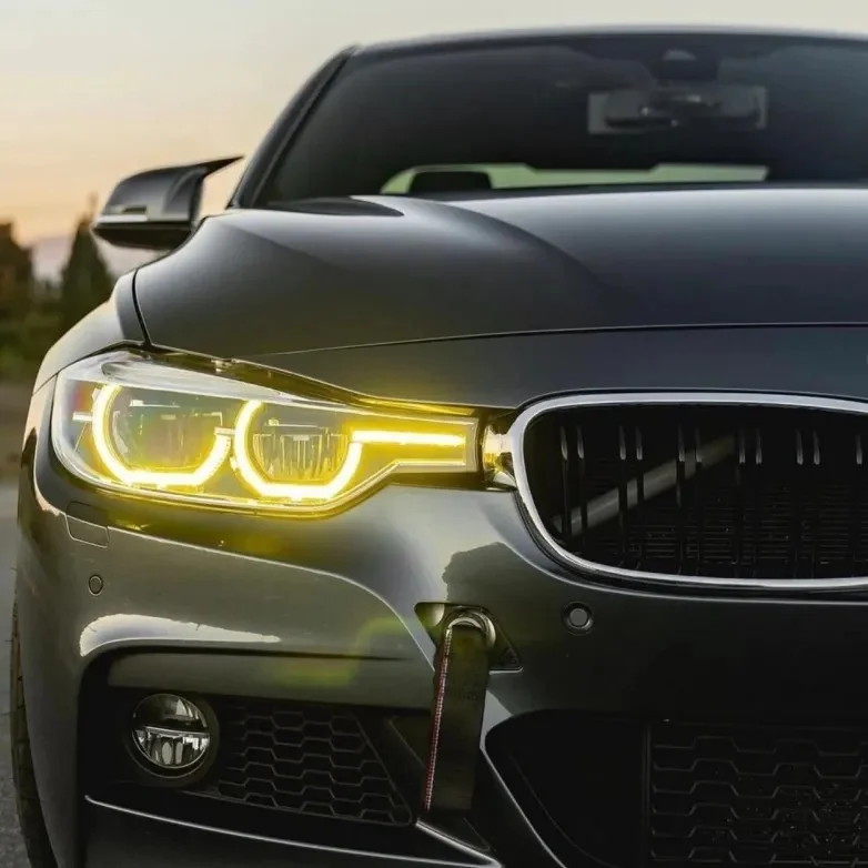 BMW イエローエンジェルアイズ DRL コントロールモジュールユニット 7419615 3 シリーズ F30 F31 LED ヘッドライト 2016-2018