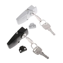High Quality Cabinet Black Coated Metal Hasp Latch DK604 Security Toggle Lock With Two Keys