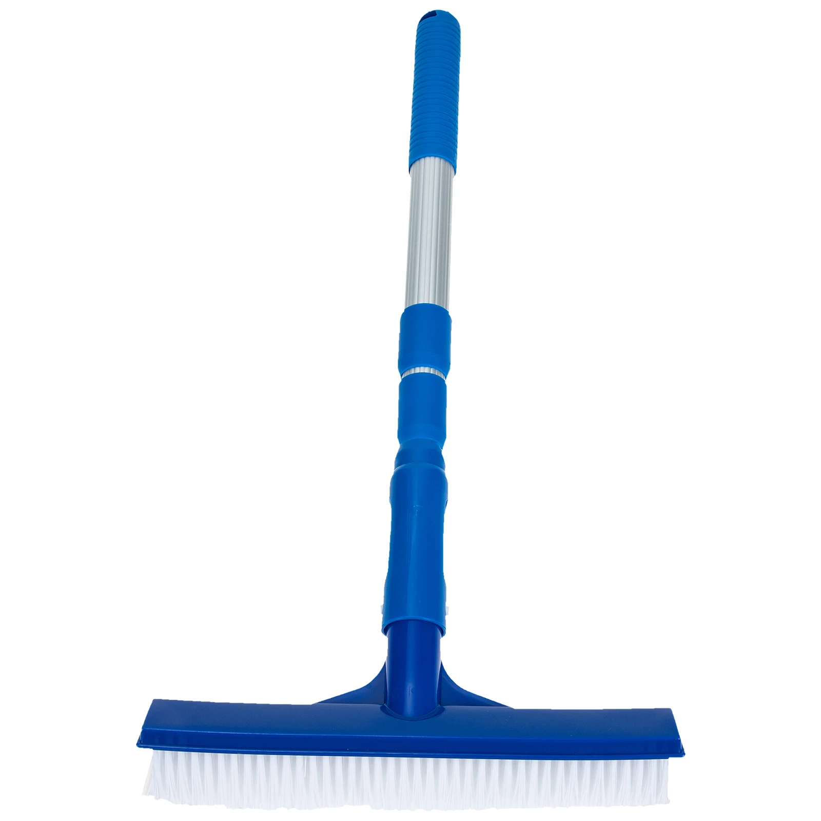 

1 set Swimming Pool Cleaning Brush Tile Wall Cleaner Telescopic Handle Floor Scrubber Blue Pool Brush with Pole Garden Cleaning