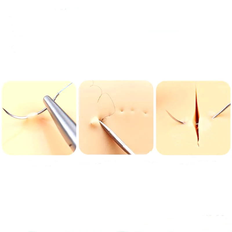 Leather silicone module skin suture practice tattoo imitation double eyelid buried line training plastic practice tool