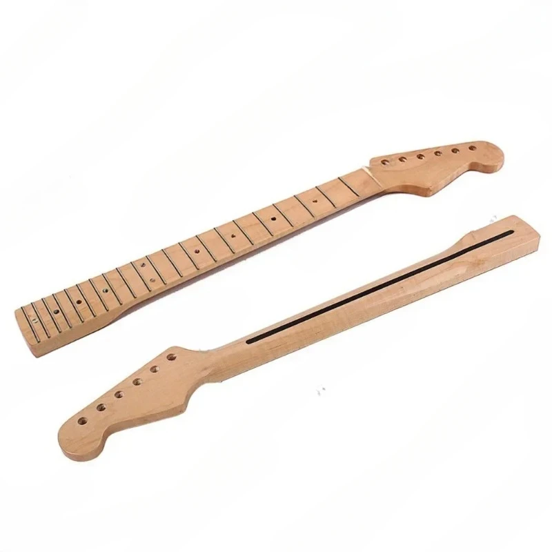 22 Products Maple Fingerboard Electric Guitar Neck Organ Handle for Fenders St Strat -- with Back Middle Line