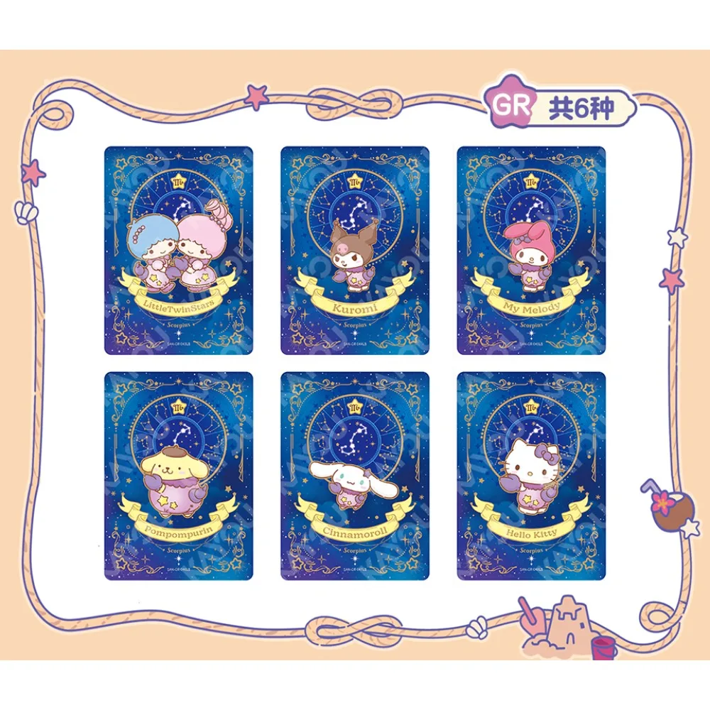 New Official KAYOU Sanrio Hobby Collection Card Deeply Loved By Fans Cartoon Characters HD Customization Cards Christmas Gifts