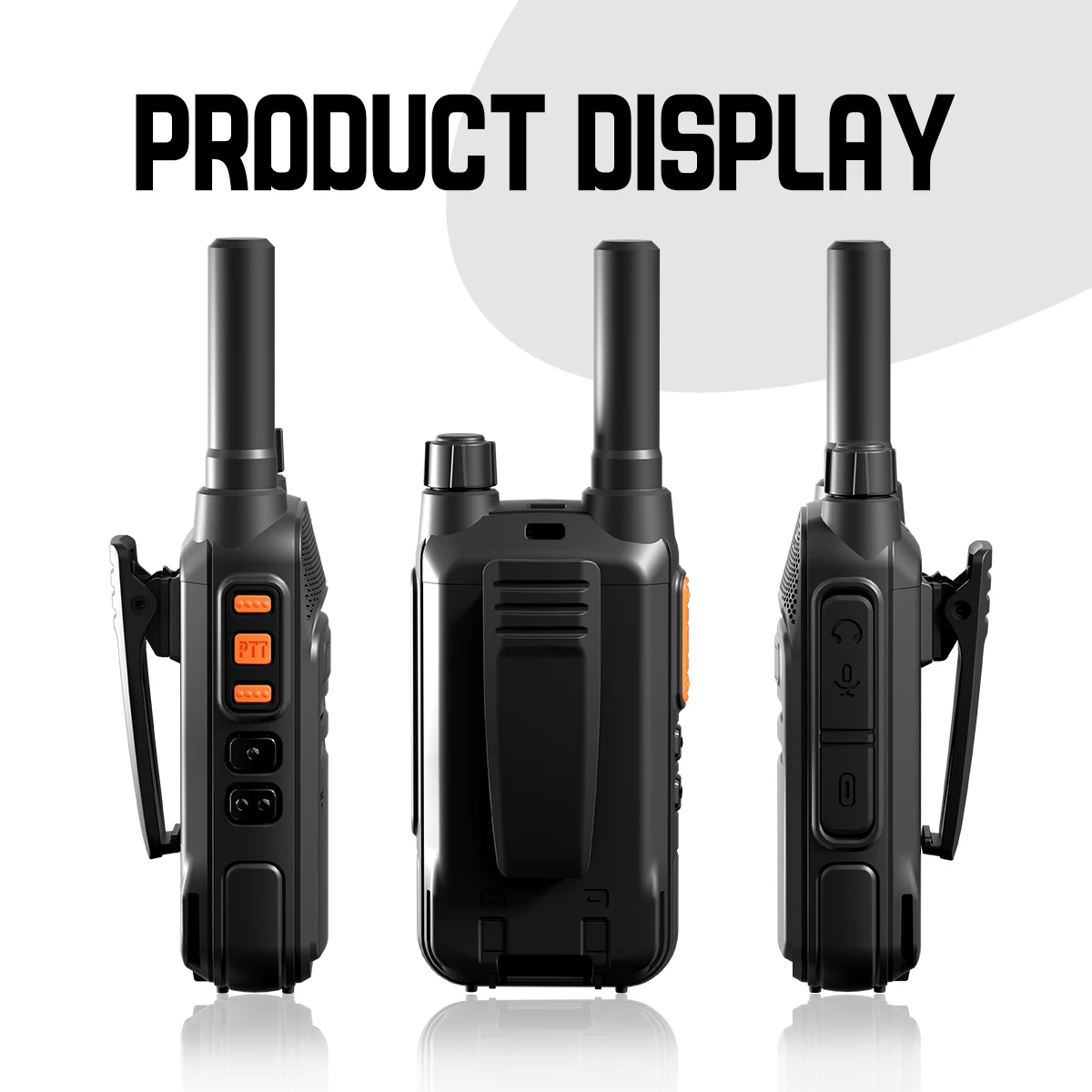 RNABAU X7 3-10km Langstrecken-Profi-UHF-Walkie-Talkie-Set - 400-470MHz, 16 Kanäle, Tragbares Zweiwege-Funkgerät – Detail 10