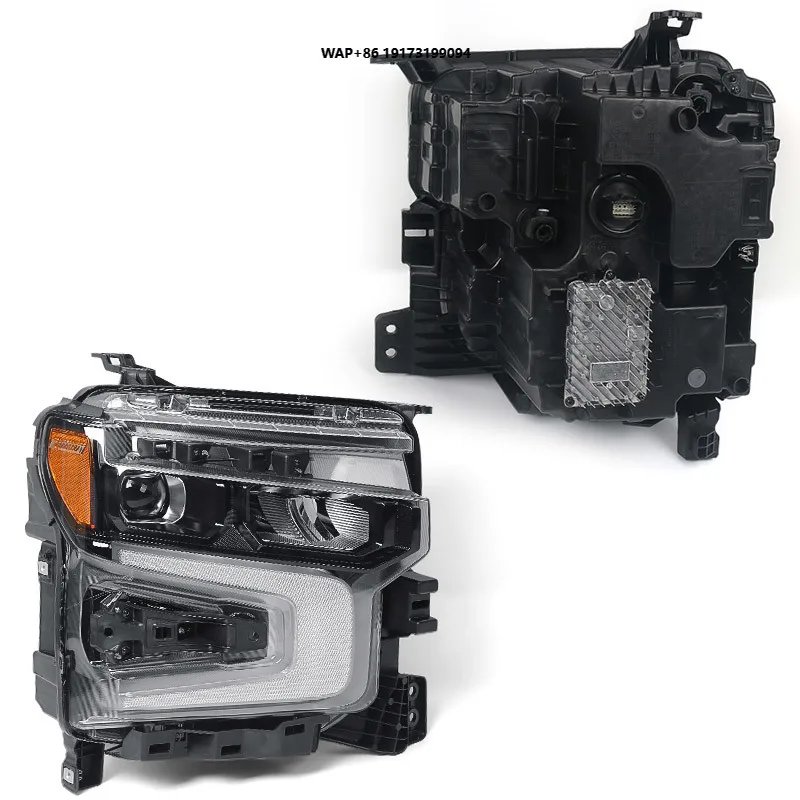 

Auto Parts Front Headlight Assembly Middle Configuration Black Bezel Pair for 23SLD OEM 85594431 L 87828575 R Replacements