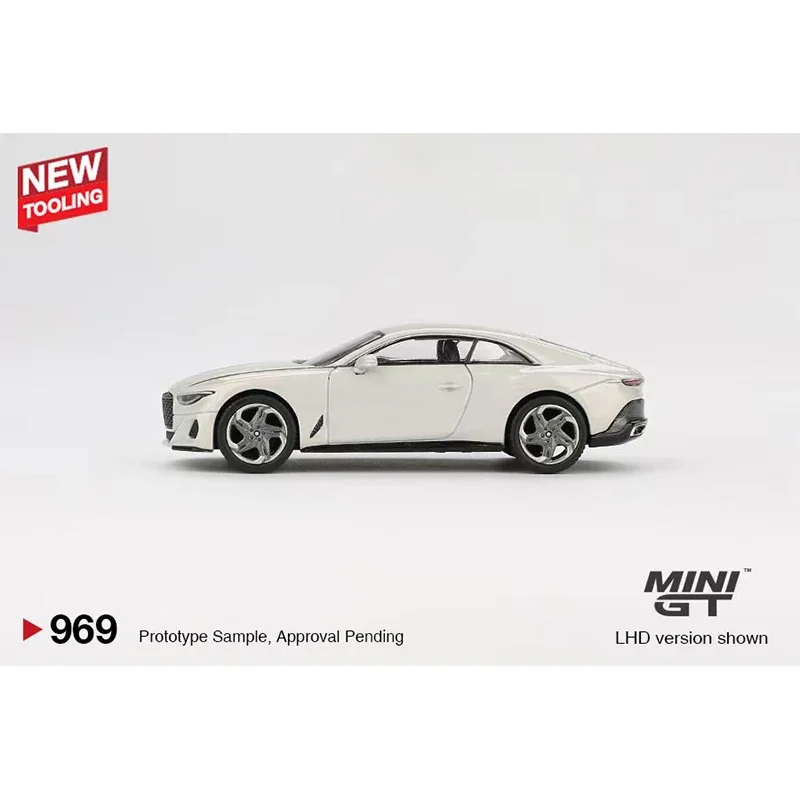 PreSale MINIGT 969 1:64 Bentley Batur Bonneville Pearl Diecast Diorama Model Collection Toys