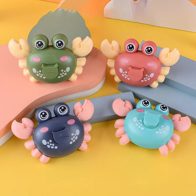 Creative Dancing Crab Toy for Babies - Funny Cute Crawling Press Educational Toy for Toddlers Kids Ideal Birthday Christmas Gift