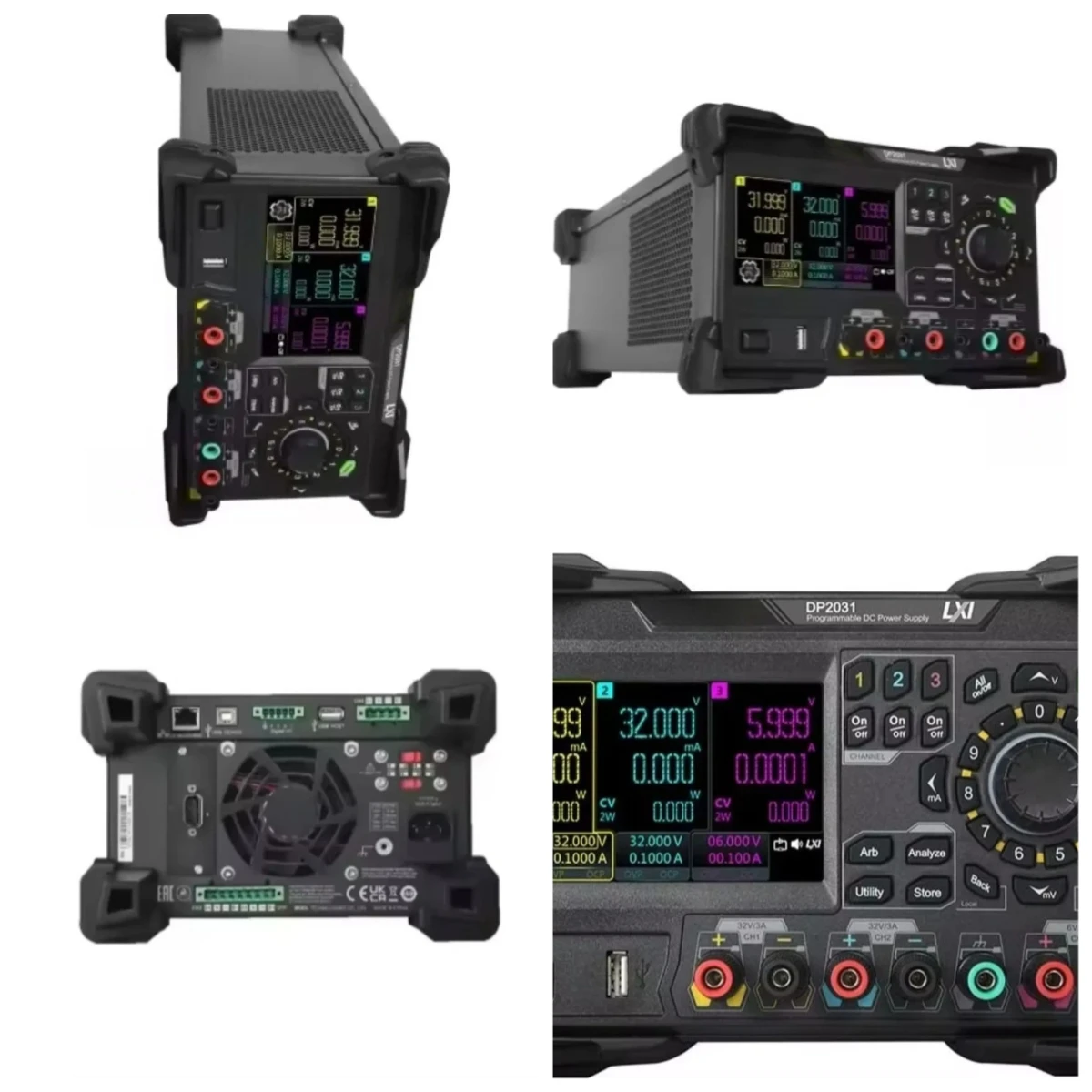 DP2031 DC Power & Loads 3 Channels High Speed and Low Current Analysis of High Speed Arb Mode