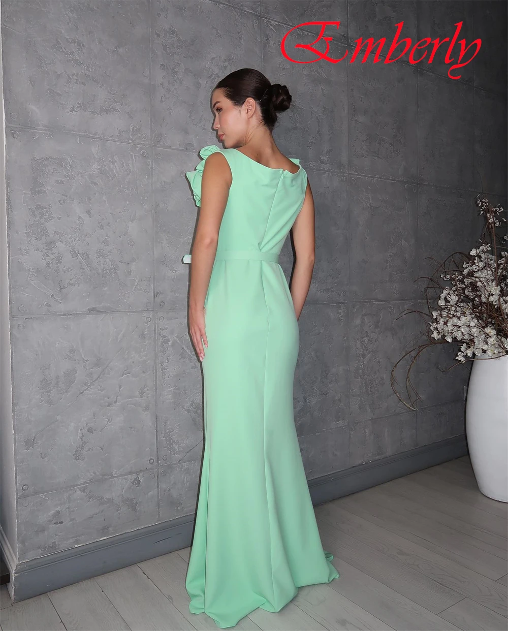 Изящное атласное вечернее платье русалки по индивидуальному заказу, классические платья для выпускного вечера без рукавов с круглым вырезом, темпераментные платья для особых случаев